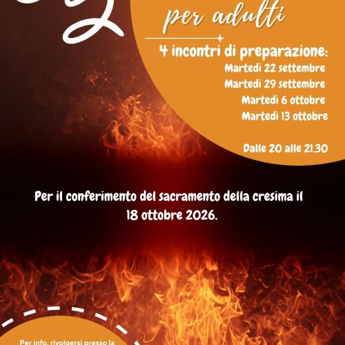 Cresima per adulti