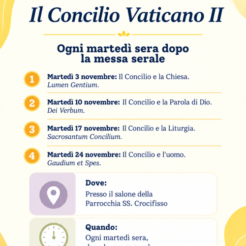 Secondo corso: Concilio Vaticano II