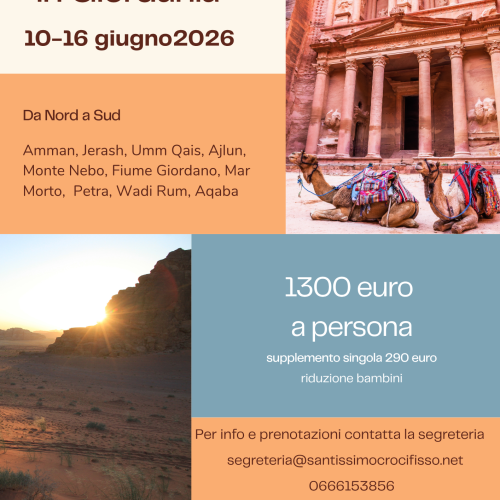 Pellegrinaggio in Giordania