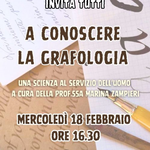 Incontro sulla grafologia